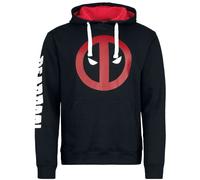 Sweat-shirt à capuche Disney de Deadpool - Logo - S à L - pour Homme - noir S