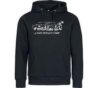 Sweat-shirt à capuche Disney de Mickey & Minnie Mouse - Steamboat Willie - S à M - pour Homme - noir S