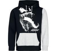 Sweat-shirt à capuche Disney de Spider-Man - Venom - Langue - S à XXL - pour Homme - noir/gris XL