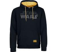 Sweat-shirt à capuche Disney de Star Wars - A long Time ago in a Galaxy far away... - S à XXL - pour Homme - noir/jaune S