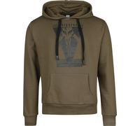 Sweat-shirt à capuche Disney de Star Wars - The Mandalorian - Bounty Hunter - S à M - pour Homme - vert M