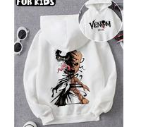 sweat-shirt à capuche enfants garçons/filles avec graphique de Groot et Venom de Marvel, style décontracté ample à manches longues, convient pour la maison/la rentrée, automne 8 ans,9 ans,11-12 ans,13