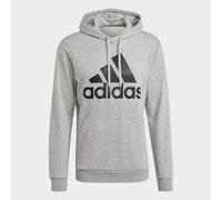 Adidas M BL Ft HD Sweat-Shirt pour Homme, Homme, Sweat à Capuche, GK9541, Gris Moyen chiné/Noir, S