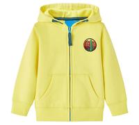 Sweat-shirt à Capuche et Fermeture Éclair pour Enfants Vêtement Jaune Clair 92 v