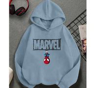 Sweat-shirt à capuche et manches longues pour garçon et fille, motif Spider-Man, personnage Marvel, décontracté, polyvalent, ample, idéal pour la rentrée scolaire 8 ans,9 ans,11-12 ans,13-14 ans,10 an