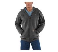 Sweat-shirt à capuche et zip heather carbone Carhartt
