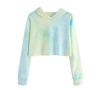 Sweat Shirt à Capuche Femme Multicolore,Koly Hoodie Pull Sweatshirt Courte Femme Crop Top Sexy Chic Automne Hiver 18 Ado Filles Pullover Tops Chemisier Manches Longues Manteau vêtements