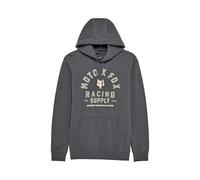 Sweat-Shirt à Capuche Fox Local Racer en Polaire PO Dark Shadow L