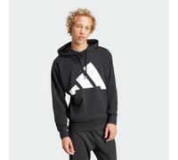 Sweat-shirt à capuche French terry grand logo Essentials Black / White L