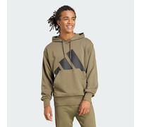 Sweat-shirt à capuche French terry grand logo Essentials Olive Strata / Black 2XL