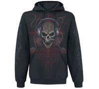 Sweat-shirt à capuche Gaming de Spiral - PC Gamer - S à XXL - pour Homme - noir XL