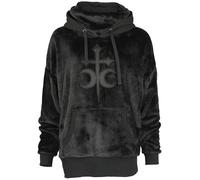 Sweat-shirt à capuche Gothic de Gothicana by EMP - Sweat à capuche polaire avec col montant - S à XXL - pour Femme - noir L