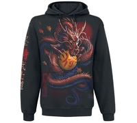 Sweat-shirt à capuche Gothic de Spiral - Samurai - S à XXL - pour Homme - noir M