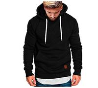 Sweat-Shirt à Capuche Homme Sweat Hoodies Jogging SurvêTement à Capuche, Sweat-Shirt Mi-éPais Manches Longues Minceet Confortable Combinaison De Sport pour Gym Et Jogging Automne
