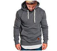 Sweat-Shirt à Capuche Homme Sweat Hoodies Jogging SurvêTement à Capuche, Sweat-Shirt Mi-éPais Manches Longues Minceet Confortable Combinaison De Sport pour Gym Et Jogging Automne
