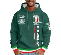 Sweat-Shirt À Capuche Homme - Sweats à capuche pour hommes décontractés pulls élégants vêtements confortables imprimés italiens design de lettres mode coupe décontractée tenue confortable pour hommes