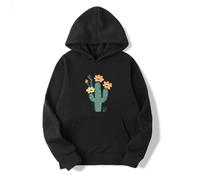 Sweat-Shirt à Capuche imprimé Cactus pour Femme, Motif Floral, Tendance, Chaud, décontracté, Polaire, Doux, vêtement féminin