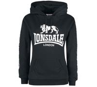 Sweat-shirt à capuche - Lonsdale London - Dihewyd - Noir - Manches longues - 80% coton XXL