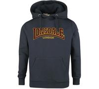 Sweat-shirt à capuche - Lonsdale London - LL002 - Bleu - 80% Coton - Manches longues S