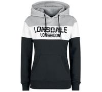 Sweat-shirt à capuche - Lonsdale London - Penbryn - Femme - Noir/gris/blanc - Manches longues XL