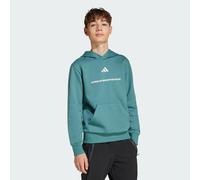Sweat-shirt à capuche molleton adidas Slogan Preloved Teal 11-12A