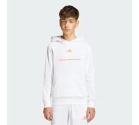 ADIDAS SPORTSWEAR Sweat de sport 'adidas Slogan Fleece' orange / blanc, Taille 152