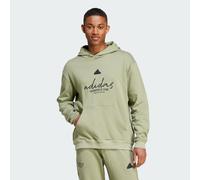 Sweat-shirt à capuche molleton Brand Love Tent Green L