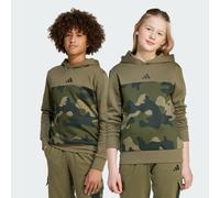 Sweat-shirt à capuche molleton camo Seasonal Essentials Enfants Olive Strata / Black 7-8A