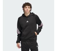 Sweat-shirt à capuche molleton chaud adidas Basketball Crazy Black / White M