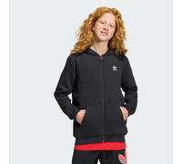 SWEAT-SHIRT À CAPUCHE MOLLETON ZIP INTÉGRAL AMPLE Black 13-14A