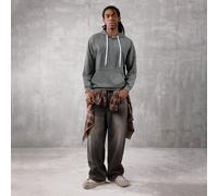sweat-shirt à capuche oversize pour hommes, style streetwear, design minimaliste avec le slogan humoristique "Tais-toi, je suis allergique aux petites conversations". Convient pour l'expression de soi