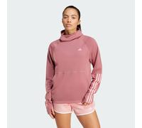 Sweat-shirt à capuche Own The Run 3 bandes Preloved Crimson M