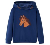 Sweat-Shirt À Capuche Pour Enfants Bleu Marine 92