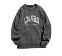 Sweat-Shirt à Capuche pour Femme avec Verset Graphique Isaiah -édition Moderne pour Un Quotidien Adaptable Bureau et en Vacances Parfait pour l’Automne et l’Hiver (Grey, M)