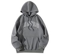 Sweat-Shirt à Capuche pour Femme avec Verset Graphique Isaiah -édition Moderne pour Un Quotidien Adaptable Bureau et en Vacances Parfait pour l’Automne et l’Hiver (Light Blue, M)