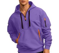 Sweat-shirt à capuche pour homme - Hiver - Pull à capuche - Loisirs - Élégant - Pull d'extérieur confortable et élégant - Pour homme - Fitness - Entraînement - Style sportif