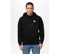 Sweat-shirt à capuche pour homme Pitbull SMALL LOGO Noir Hoodie Pit Bull