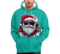 Sweat-shirt à capuche pour homme - Pull à capuche - Sweat-shirt d'extérieur urbain - Confortable - Doux - Sport et décontracté, Vert menthe., XL