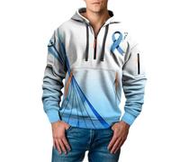 Sweat-shirt à capuche pour homme - Pull d'hiver dégradé - Léger, SB1, 3XL