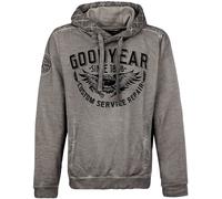 Sweat-shirt à capuche Rockabilly de GoodYear - George - S à L - pour Homme - anthracite L