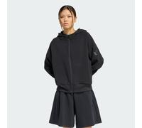 Adidas Soft Lux Full Zip Sweatshirt Noir M / Regular Femme