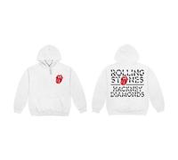Sweat Shirt à capuche The Rolling Stones Hackney Diamonds Blanc