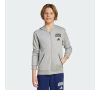 Sweat-shirt à capuche zip intégral typographie universitaire Seasonals Essentials Enfants Medium Grey Heather / Black 15-16A