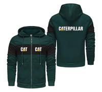 Sweat-shirt à capuche zippé Ca.ter-pillar, veste à manches longues, haut sweatshirt confortable pour un style décontracté(Multicolor 6,M)