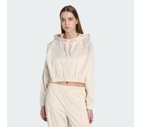 SWEAT-SHIRT À CAPUCHE ZIPPÉ PEARL CROPPED Wonder White L