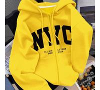 Sweat-shirt à capuche zippé pour femmes, graphique de lettres, veste décontractée pour enseignants, rentrée scolaire, remise des diplômes, port quotidien, veste d'hiver, mode et polyvalente, Sweat-shi
