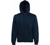 Sweat-shirt à capuche zippé pour homme Fruit Of The Loom / Veste à capuche BC360 (2XL) (Bleu marine foncé)