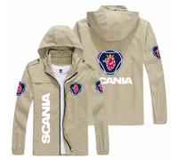 Sweat-Shirt à Capuche Zippé Sc.an.ia, Manteau Décontracté, Hoodie Coupe Standard pour Printemps Automne, ExtéRieur(Multicolor 4,L)