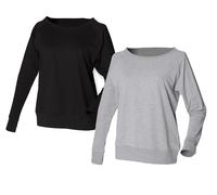 Sweat-Shirt À Col Ouvert En Coton Pour Femmes SF