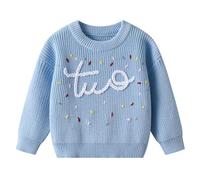 Sweat-Shirt À Col Rond Fille, Pull Enfant 3 Ans, Basique Confort Respirant Mode Et Loisirs Hauts pour Enfant Tricot Manches Longues Coupe Ample Chandail Hiver Chaud Col Rond Grande Taille Sweatshirts